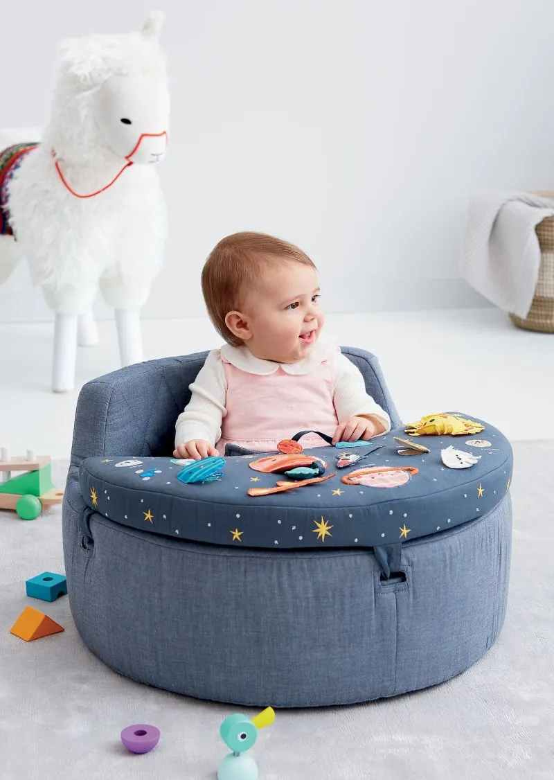 Crate&Barrel Deep Space Baby Activity Chair