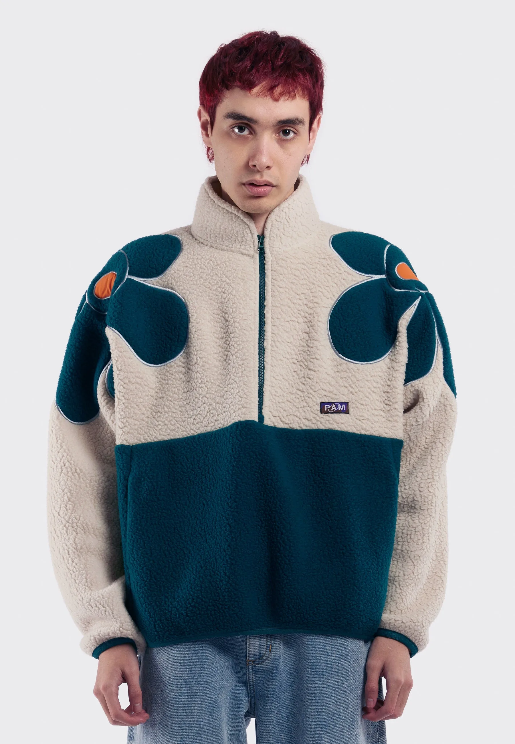 Mirage Recycled Shearling Anorak - North Sea Fog
