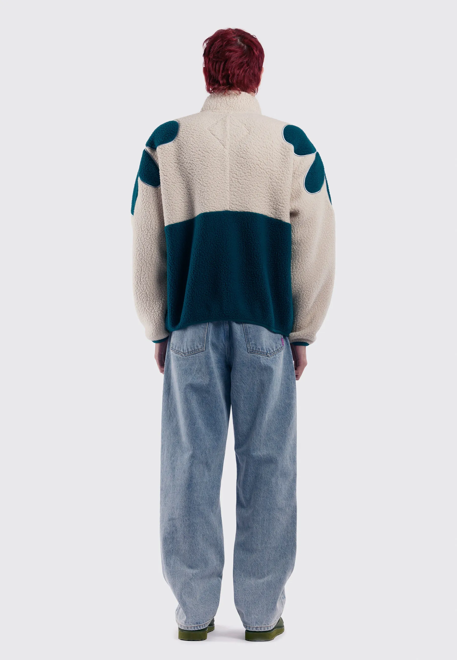 Mirage Recycled Shearling Anorak - North Sea Fog