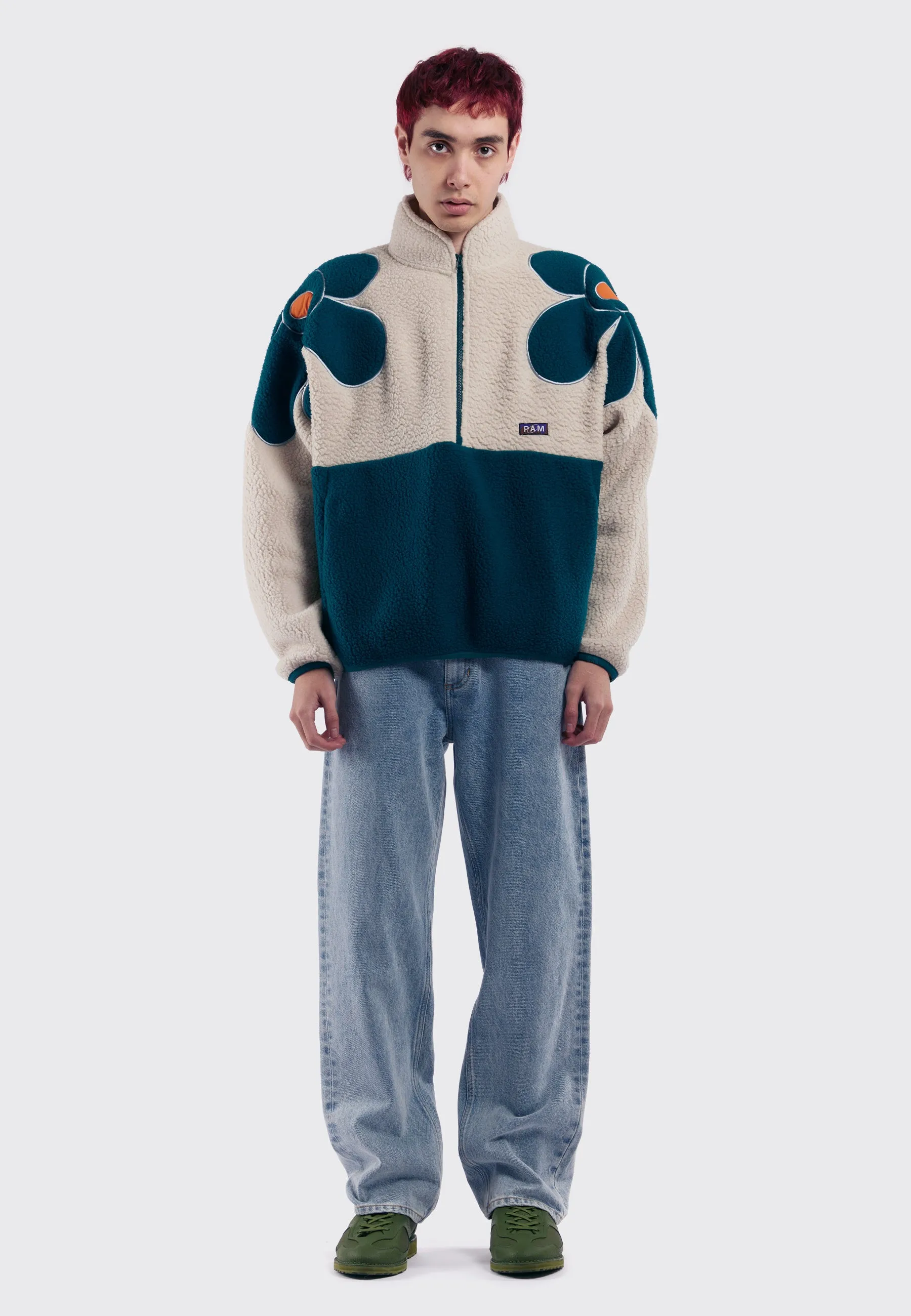 Mirage Recycled Shearling Anorak - North Sea Fog